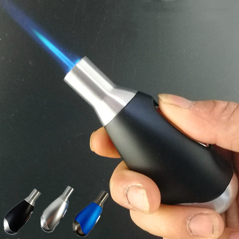 便携式喷火枪高温打火机创意小型焊枪直冲户外防风点火器枪可充气