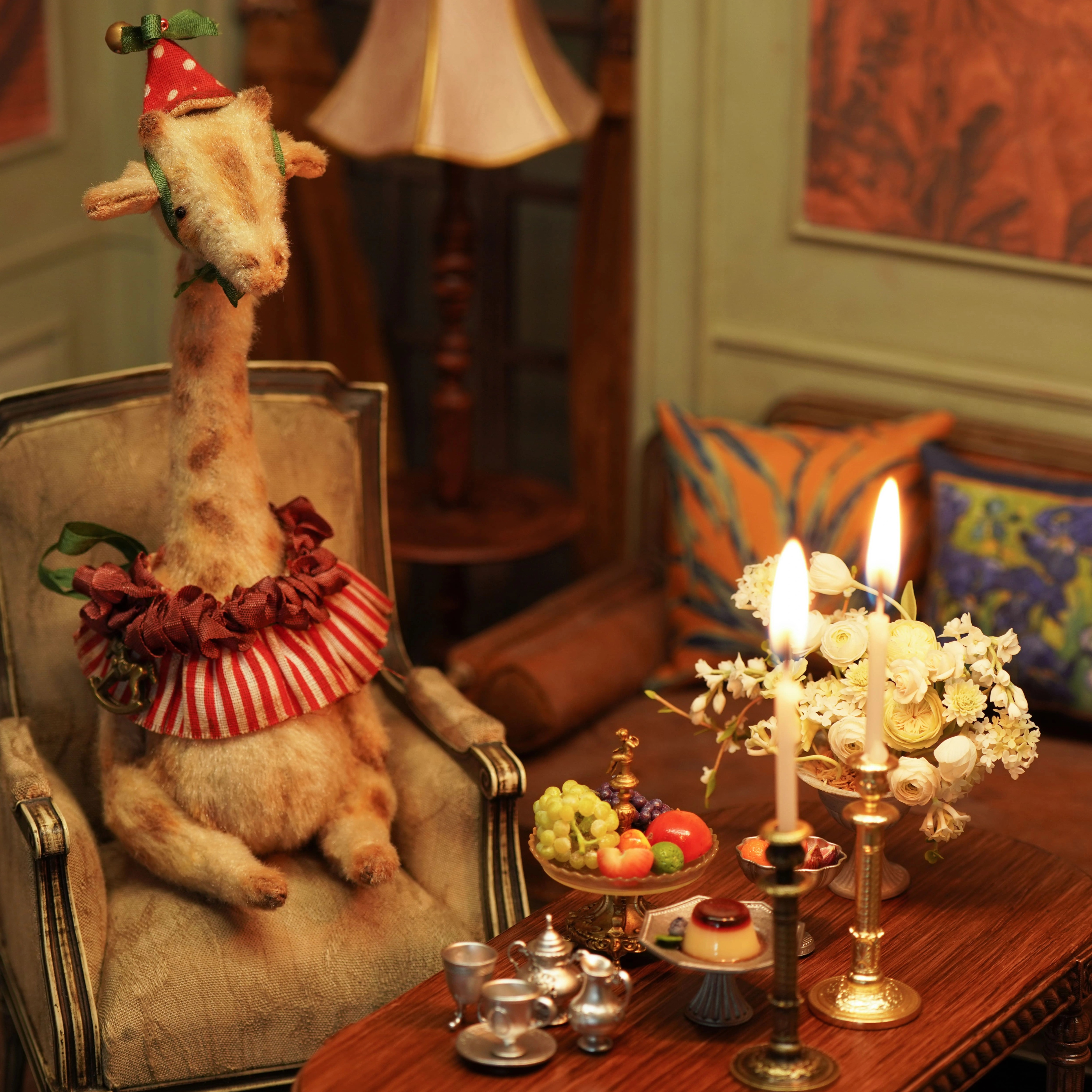 微观臻慕微缩金属烛台