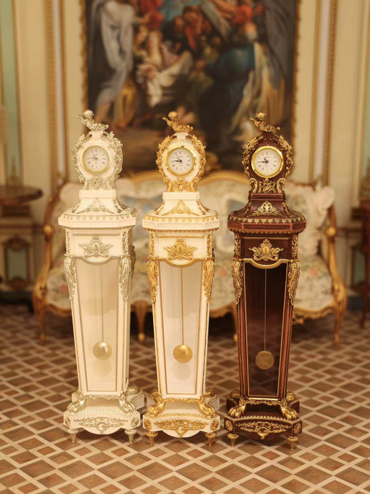 微观臻慕 6分落地钟材料包DIY娃屋家具微缩迷你模型blythe娃用