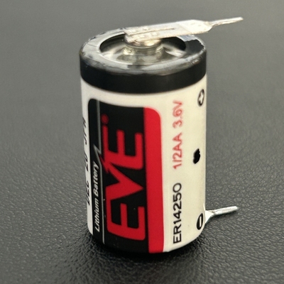 EVE/亿纬ER14250锂电池3.6V 探头台达PLC编程器自动化仪器仪表2AA