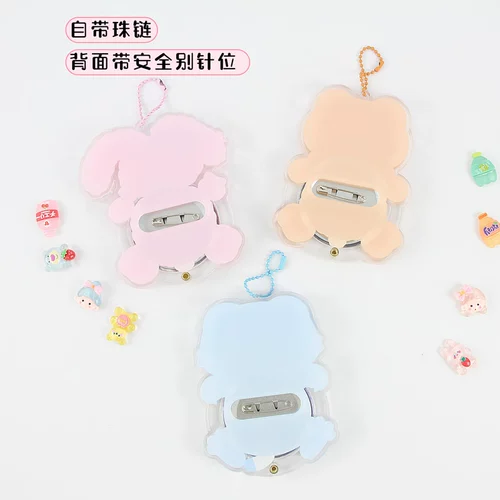 Симпатичный ключик с маленьким животным Gumei, акриловая подвеска, реквизит, значок, декоративная рамка, защитная коробка для хранения