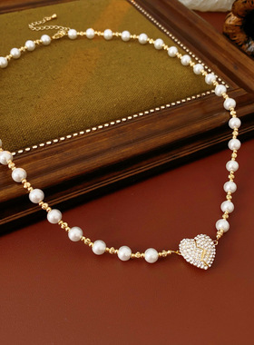 时尚高级感项链珍珠网红百搭