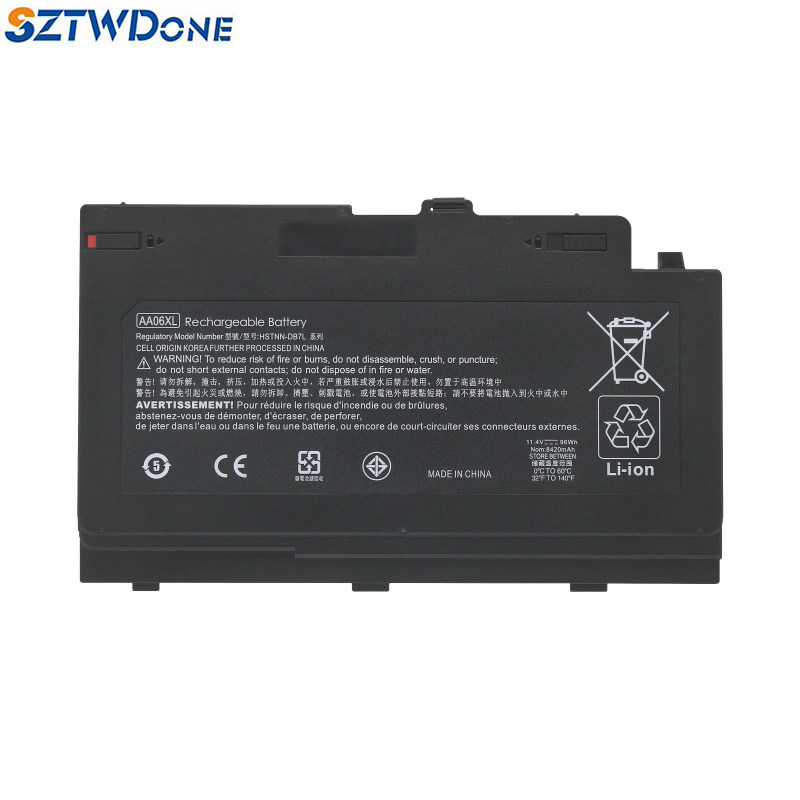 适用HPZBook17G4笔记本电池