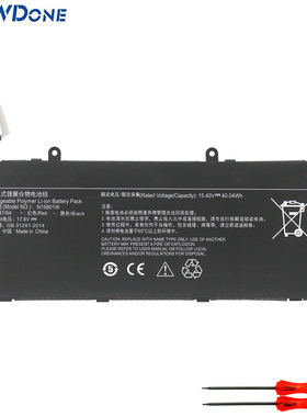 适用小米笔记本15.6 N15B01W TM1709 TM1802-AA C D MN笔记本电池