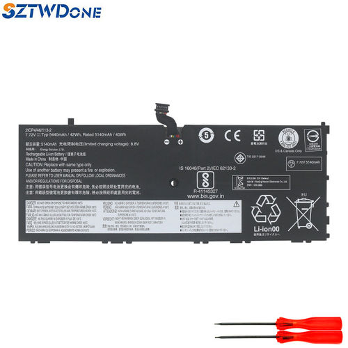L16L4P91适用联想笔记本电池 Thinkpad X1 Tablet gen 3 TP00089A