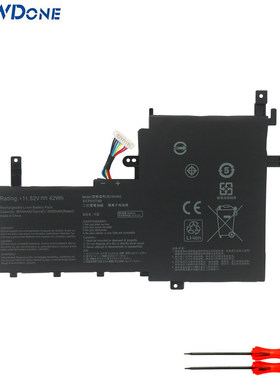适用 华硕 B31N1842 V5050E V5100E S5500F M5100U 笔记本电池
