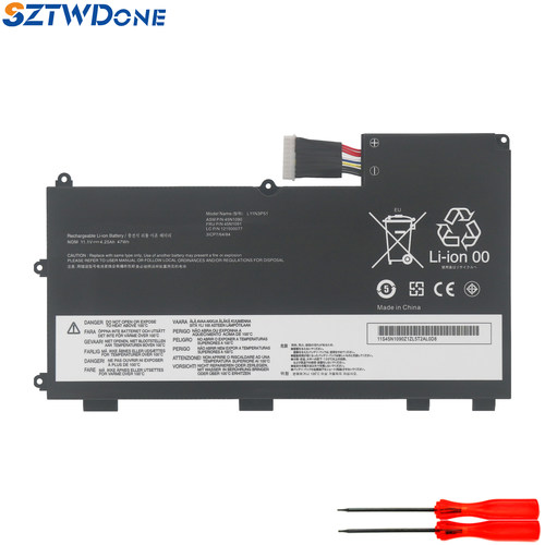 L11N3P51适用联想笔记本电池ThinkPad T430U V490U V590U 45N1090