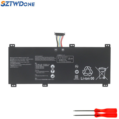 适用 华为 HB6081V1ECW-22A HLYL-WFP9/WFQ9/WXX9 笔记本电池