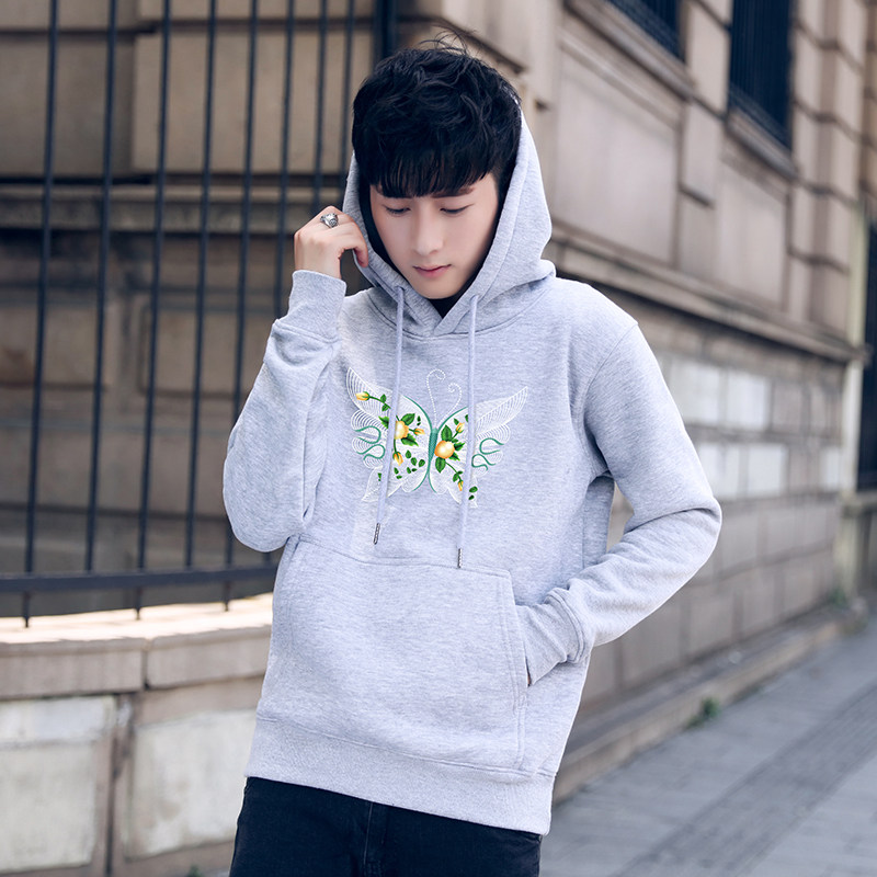8034-P37-卫衣长袖T恤学生大码上衣男款班服潮图片