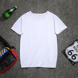 牛奶丝夏季短袖t恤纯色简约男士体恤1901款-P7元，男装T恤，星座1202-2（原1218-2）