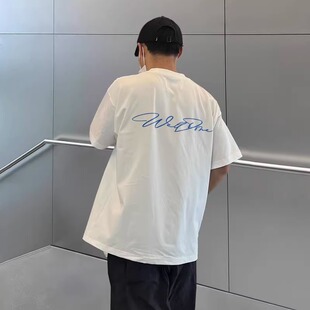 男生短袖 WELLDONE T恤 半袖 宽松男士 TRACK 26SS小众潮牌设计感夏季