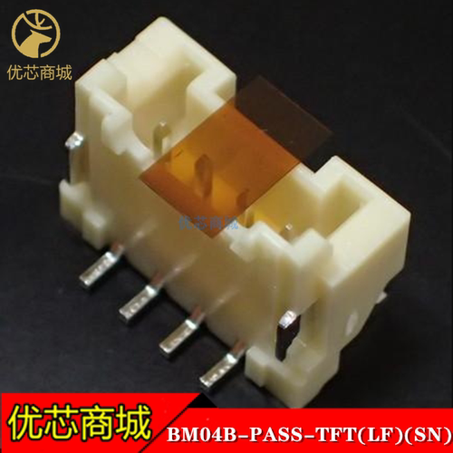 BM04B-PASS-TFT JST连接器 BM04B-PASS-TFT(LF)(SN) 针座针座4P