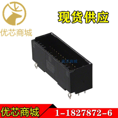 TE/AMP泰科连接器 1-1827872-6 插座32P 间距2mm 原装接插件现货