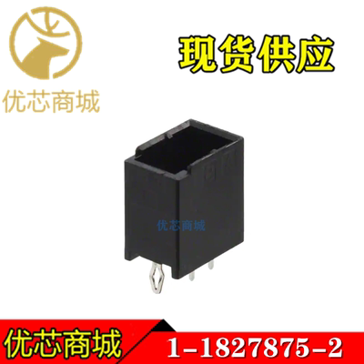 TE/AMP泰科连接器 1-1827875-2 插座针座4Pin 间距2.5mm 原装现货