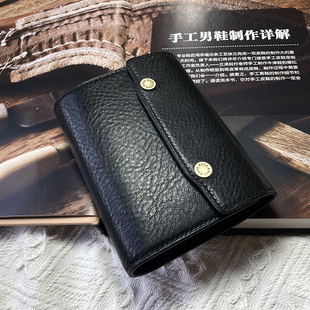 纯手工m5 lux 黑色mbox 牛皮手账 革物商店knox三折复刻版