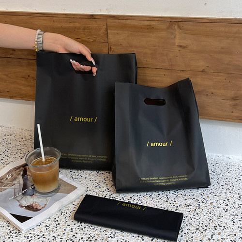高级服装店女装加厚塑料礼品手提袋子购物内衣衣服打包包装袋