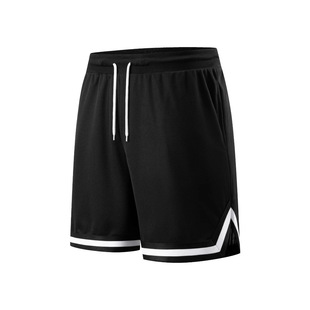 XUT美式运动篮球短裤男夏季速干健身五分裤抽绳撞色条纹