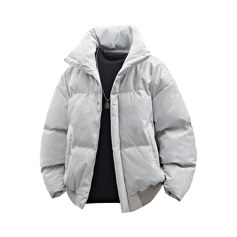 NOTTOMAD 冬季新款扎染立领设计感棉衣男百搭保暖面包服