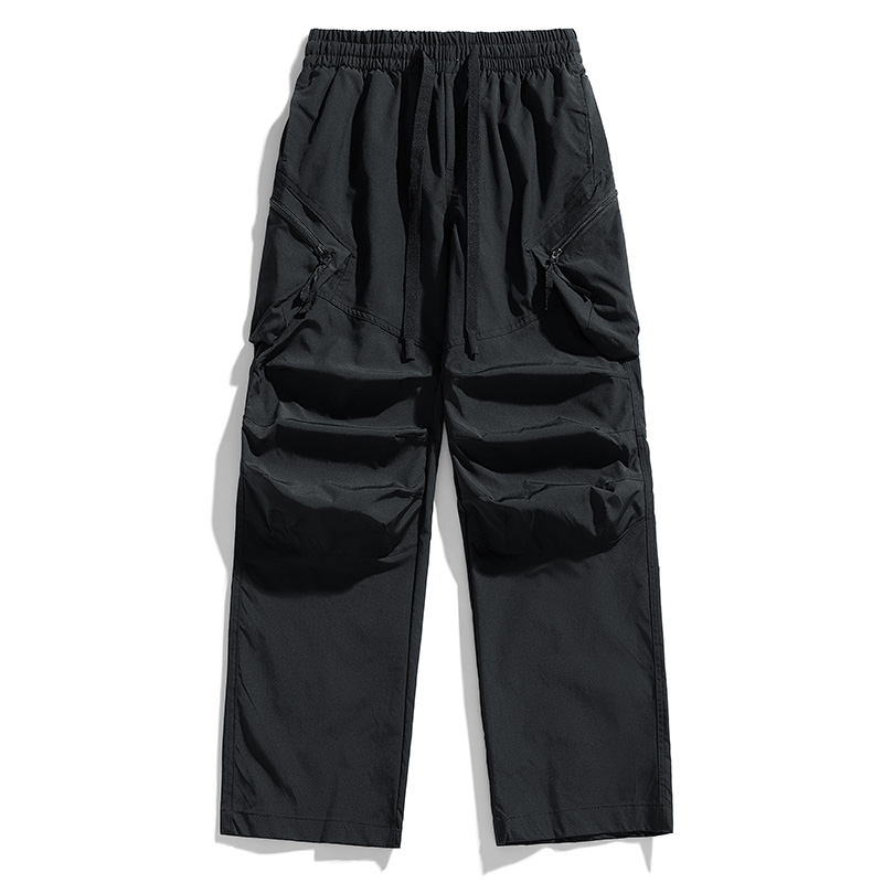 2025年工装裤爆款宽松韩版日系平铺