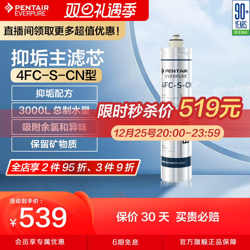 爱惠浦主滤芯净水机抑垢耗材矿物质直饮家用净水器配件4FC-S