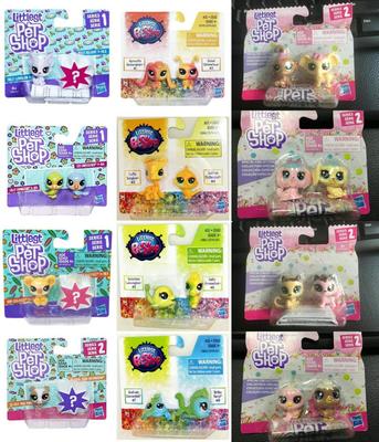 正版至Q动物园 Littlest Pet S 多款小号猫狗动物迷你款手办摆