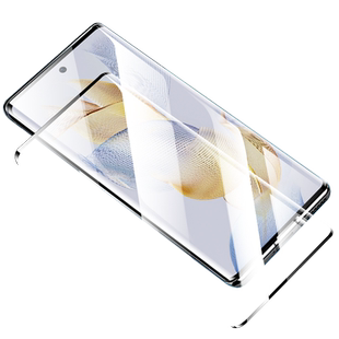 连环马适用荣耀90手机膜90pro钢化水凝膜90gt曲面屏honor90新款曲面9O全屏适用华为软por曲屏保护膜九零专用p