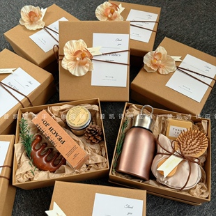 小红书爆款秋冬美拉德色系美业店服装店庆开业年底答谢客户伴手礼