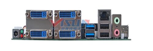 全新Mini-ITX工业主板档板VS-D2E4P挡板档片专业定做工控主板档板