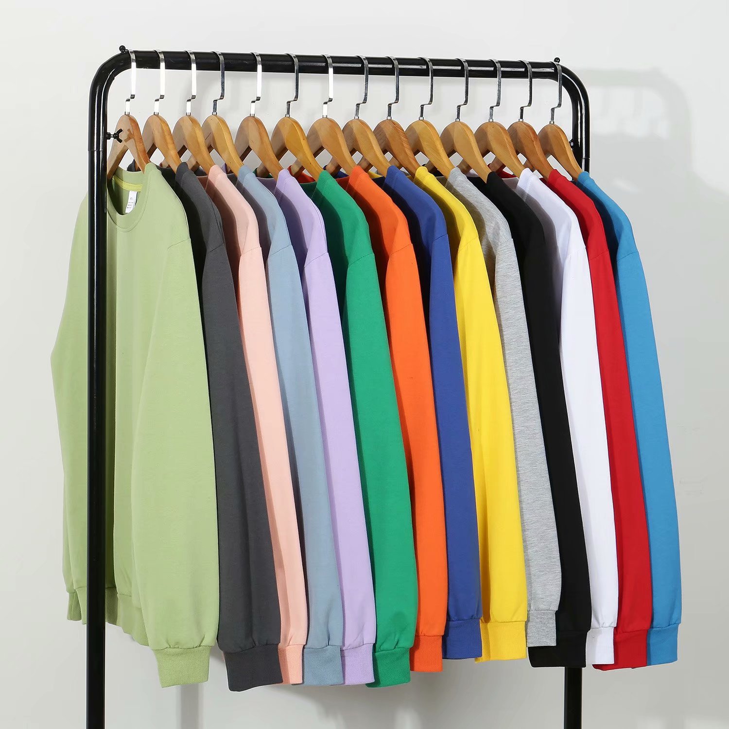 圆领套头卫衣定制logo企业团体工作服班服订做广告文化衫印字刺绣