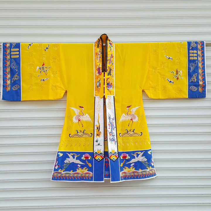 新款用品法器道士服道士装仙鹤道士法衣/新款五龙宽袖/道袍