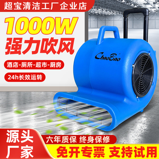 超宝吹干机CB-900B商用大功率强力鼓风吹风机地面板酒店地毯厕所