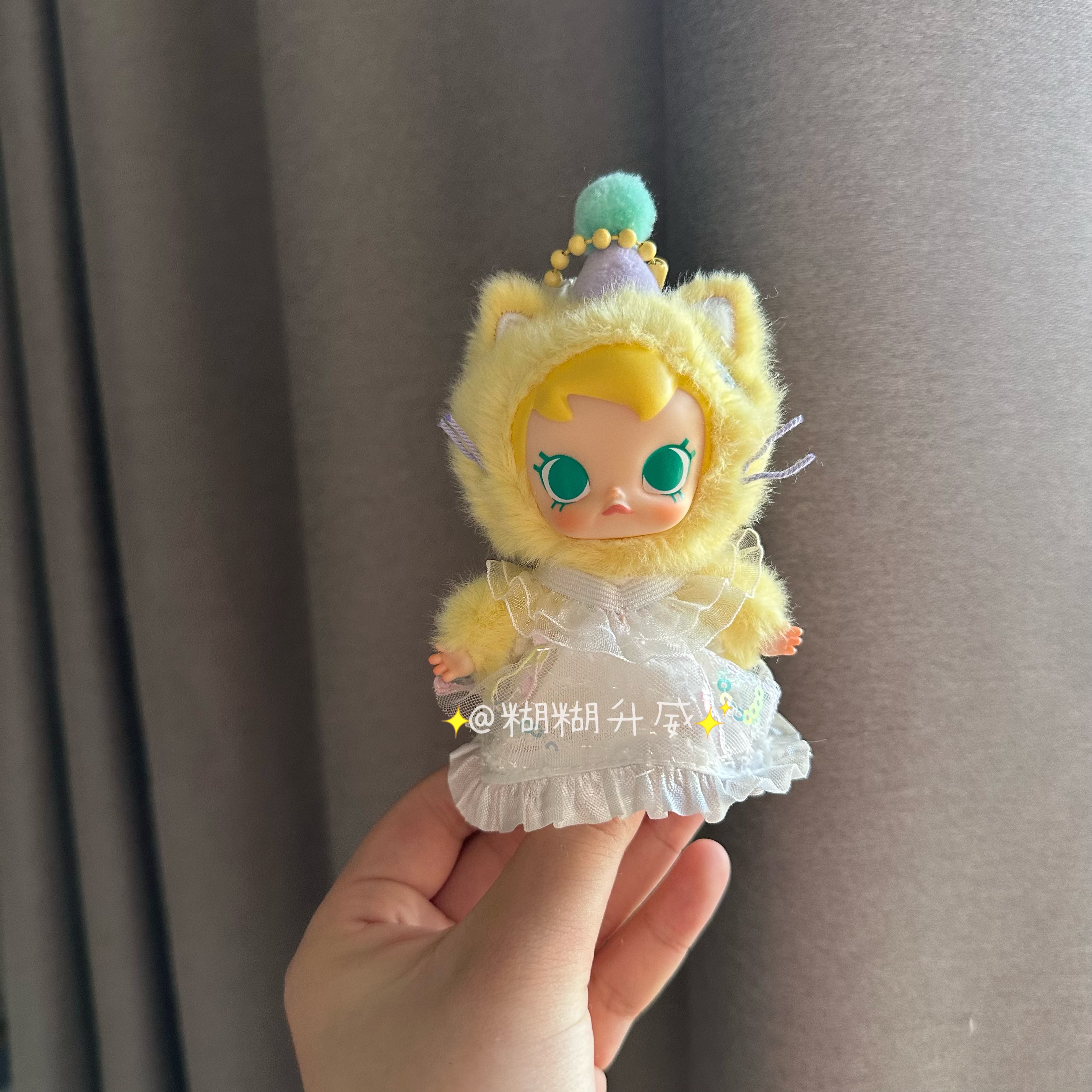 适用于babymolly娃衣衣服手工蕾丝亮片裙子白色衣服配饰