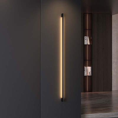 背面发光极简长条壁灯