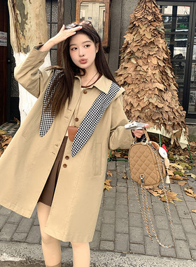 2025早春兔耳朵时尚减龄风衣2C291-P185-K269