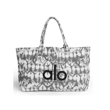 alo yoga花色瑜伽运动健身单间手拎包 shopper tote休闲帆布 han