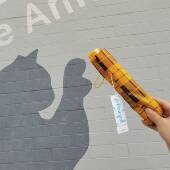 190g超轻日单外贸无黑胶晴雨伞三折折叠伞易携带小清新黄色格子款