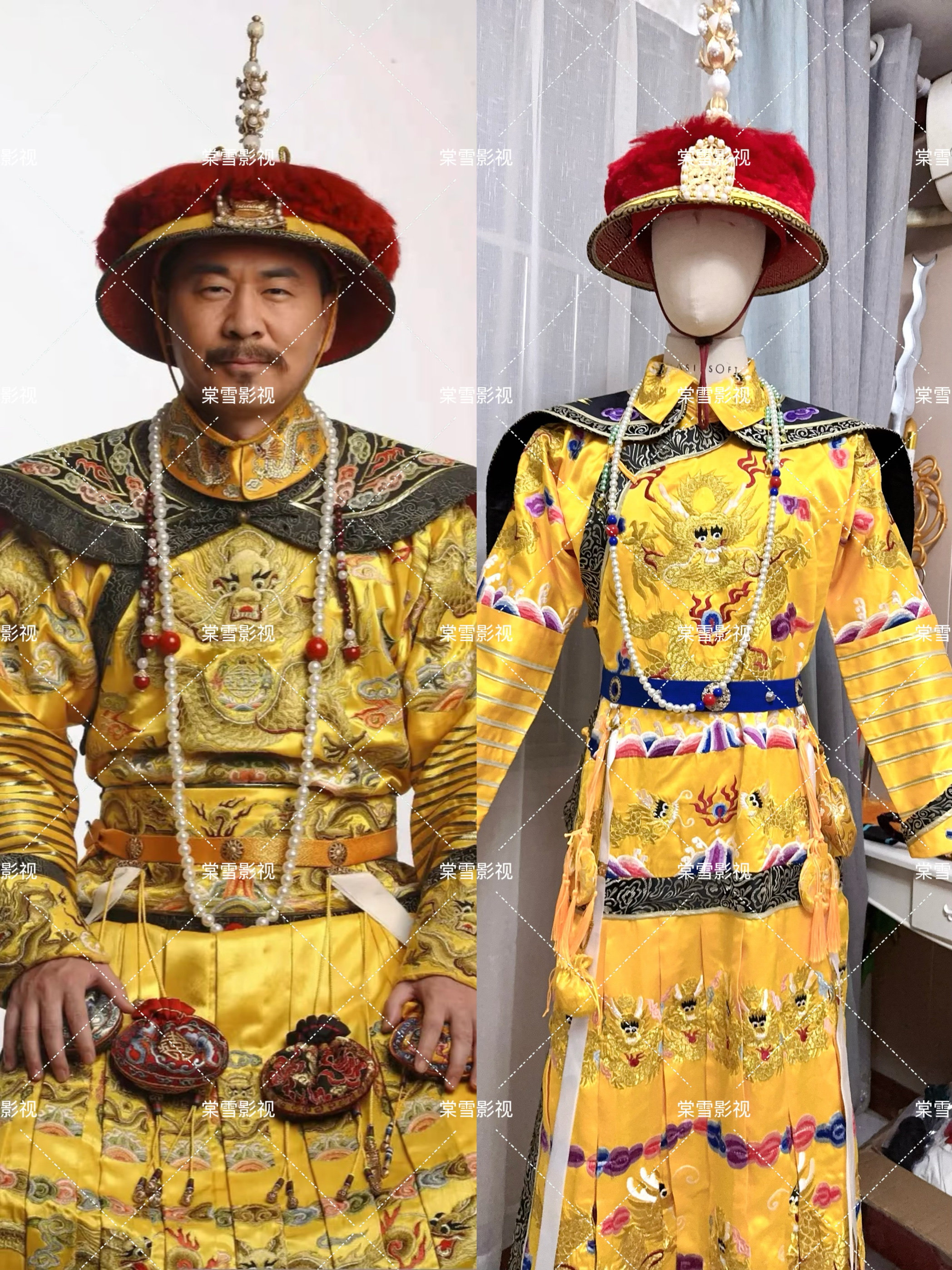 {出租} 甄嬛传古装清朝朝服皇上皇帝龙袍大胖橘同款服装出租