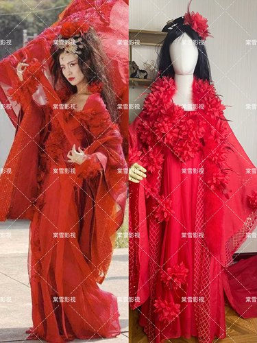 仙剑奇侠传三火鬼王同款古装cos演出服古装定做量身定制