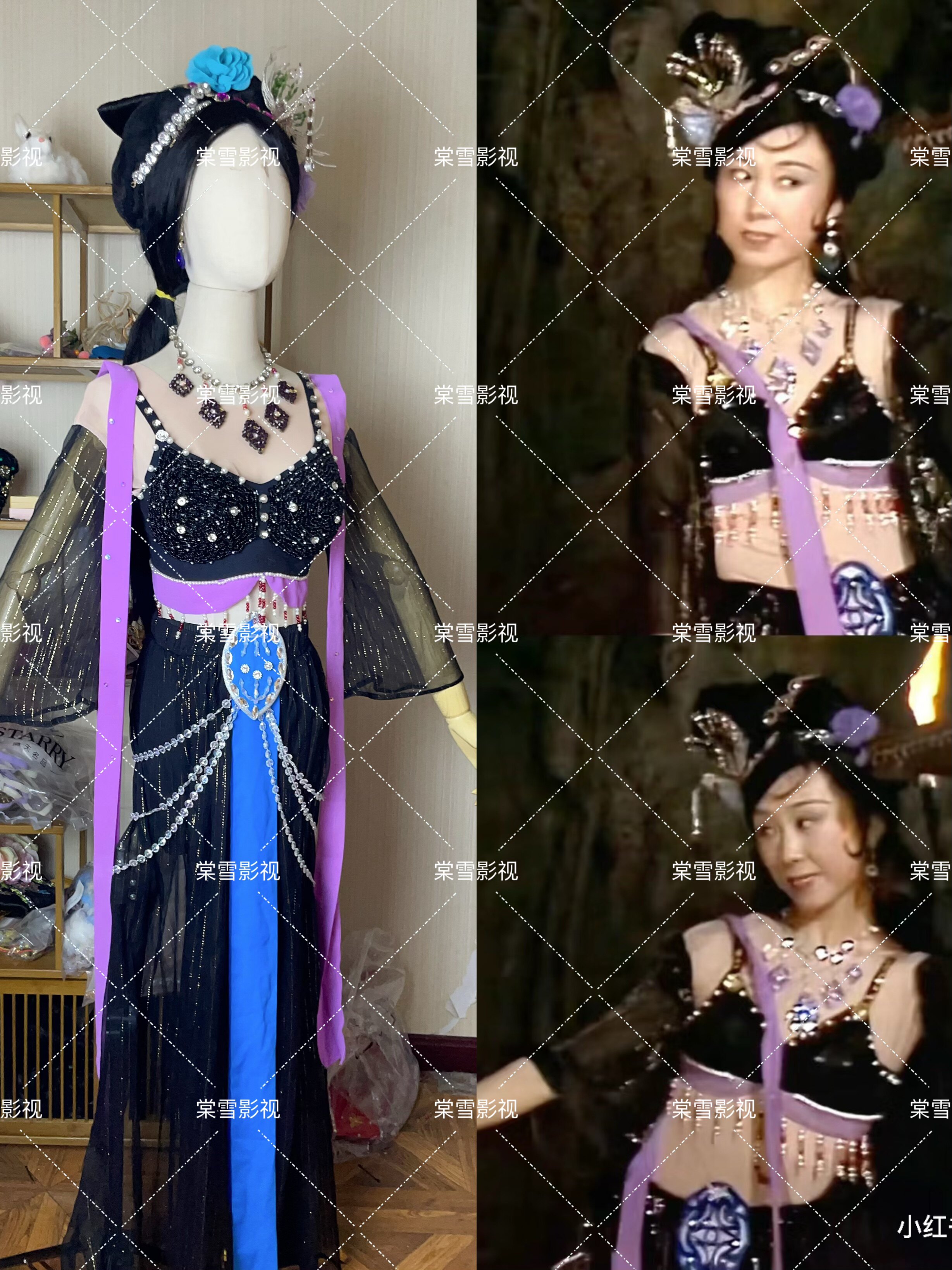 西游记86版黑狐精影视同款古装出租,黑狐精大全套出租