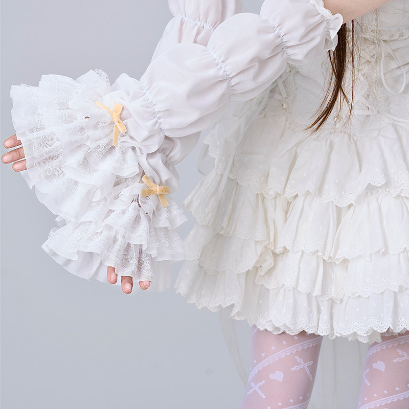 Lolita重工多层色蕾丝花边蝴蝶结分指防晒古典优雅花嫁洛丽塔手套,服饰配件/皮带/帽子/围巾,手套,淘宝优惠券,粉丝福利购,淘宝优惠卷