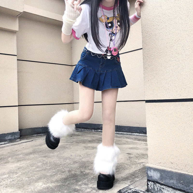 原宿百搭堆堆袜套女仿皮草韩版潮土酷辣妹蹦迪腿套日系jk保暖短袜,女士内衣/男士内衣/家居服,中筒袜,淘宝优惠券,粉丝福利购,淘宝优惠卷