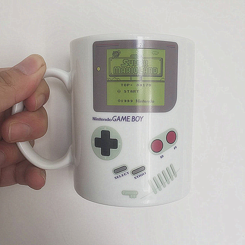 创意复古原装游戏机变色杯 热感应陶瓷咖啡变色马克杯生日礼物