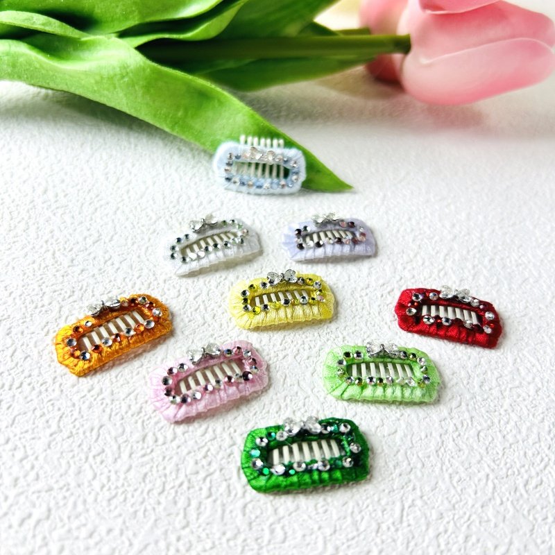 DIY新款狗狗发夹发卡头花梳夹