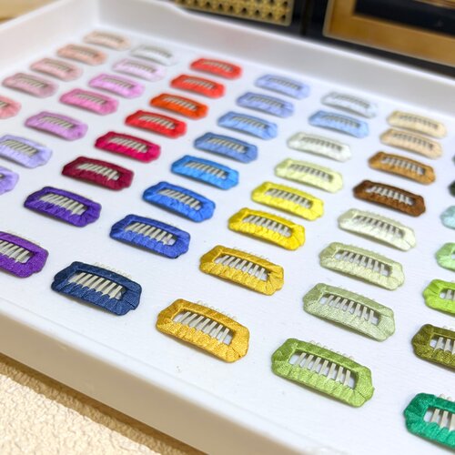 真丝纯色不生锈宠物狗狗bb夹