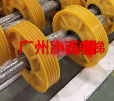 全新广日电梯尼龙导向轮/对重轮/轿顶轮/反绳/铸铁返绳轮/曳引轮