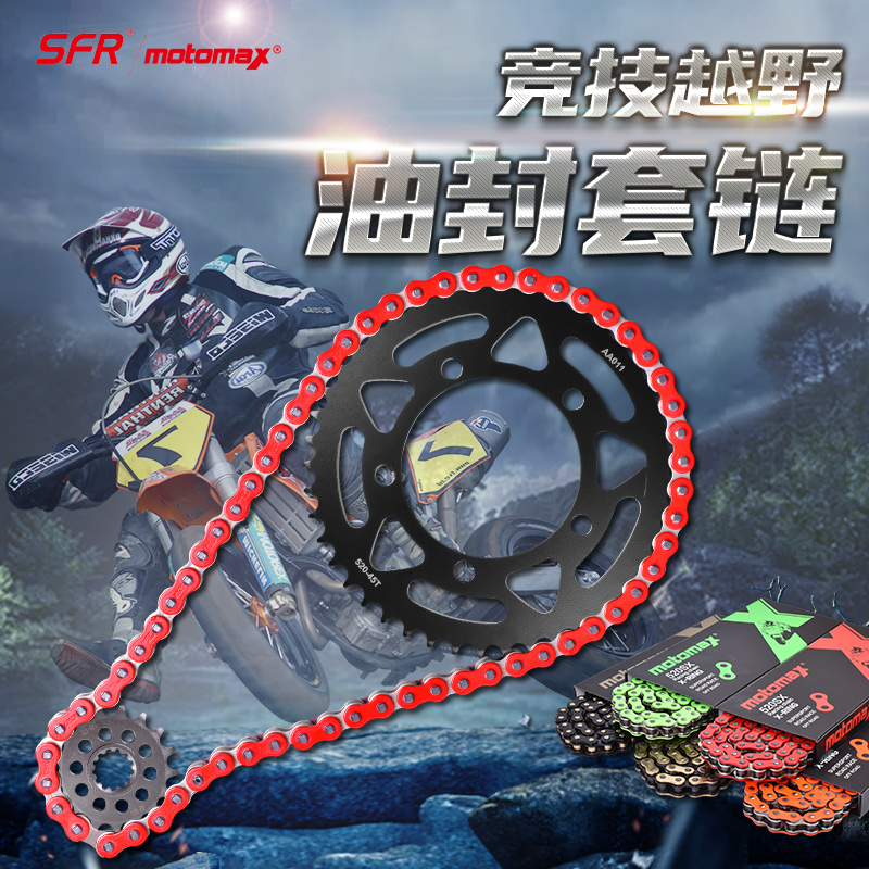 适配宝马BMW摩托车S1000XR S1000RR改装链轮大小齿油封链条牙盘