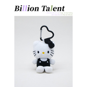 爱心扣背带裤 HelloKitty毛绒公仔可爱凯蒂猫咪玩偶包挂件钥匙扣