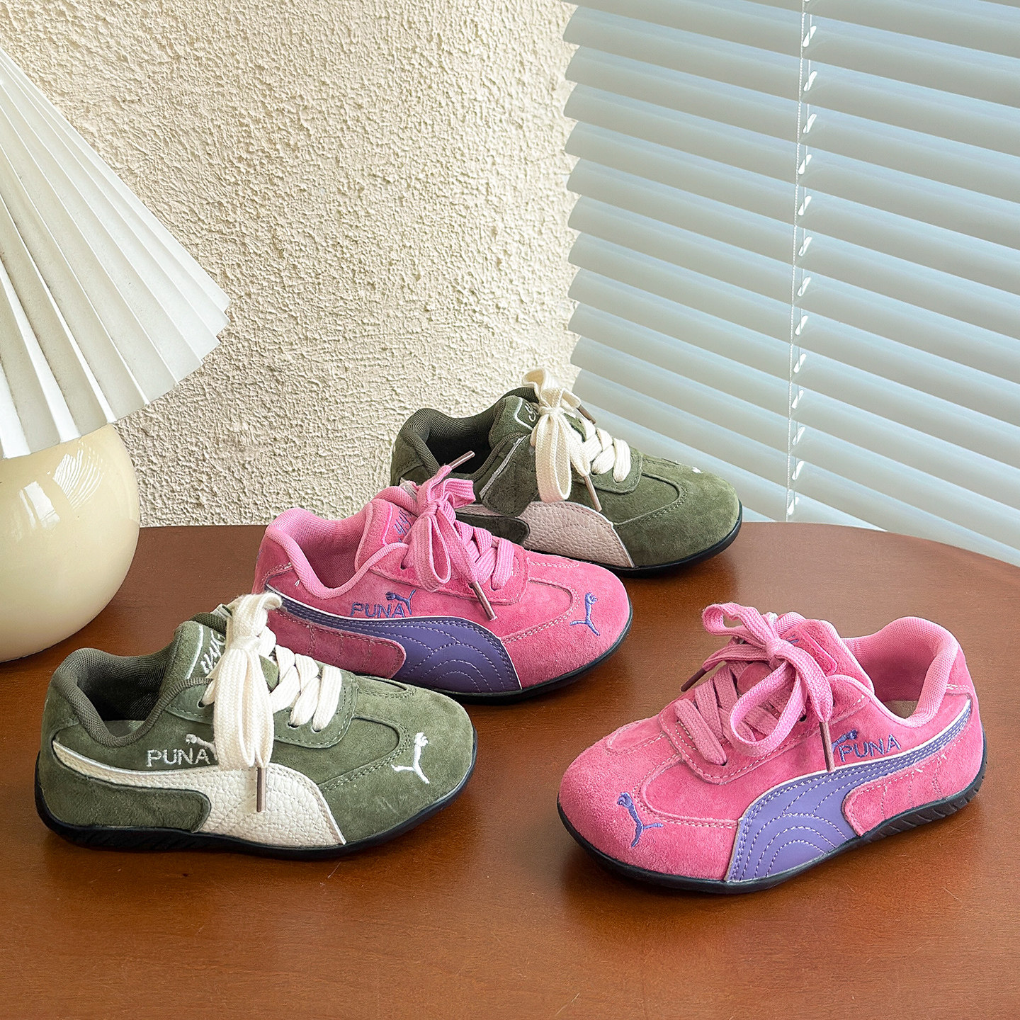 韩版儿童真皮阿甘鞋春秋男童薄底板鞋女童多巴胺德训鞋学生运动鞋,童鞋/婴儿鞋/亲子鞋,板鞋,淘宝优惠券,粉丝福利购,淘宝优惠卷