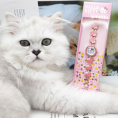 韩版 动漫手表学生卡通凯蒂猫儿童女孩粉色腕表金属镶钻手链石英表