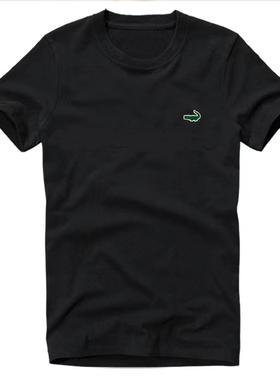 高端男装大码男士短袖T恤夏季男款出口原单纯棉